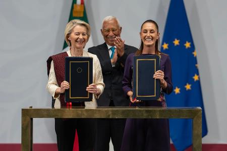 Das Abkommen soll auch den Handel zwischen der EU und Lateinamerikas zweitgrößter Volkswirtschaft erleichtern. 