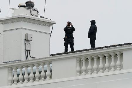 Trump war im Weißen Haus, als die Schüsse fielen. 