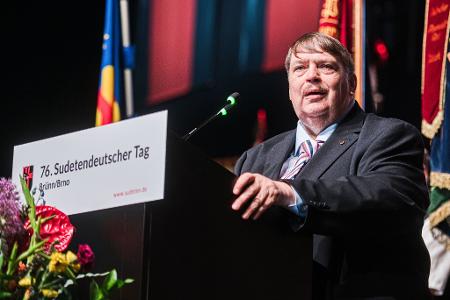 Bernd Posselt, Sprecher der Sudetendeutschen Volksgruppe.