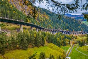 Alpen, Autobahn, Brenner, Wald