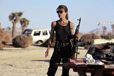 Linda Hamilton in 