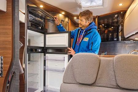 Kühlschrank, Carthago Chic C-Line, Wohmobil, Camping