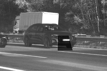 Radarfalle Blitzer-Foto