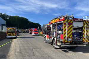 Fahrzeuge an der Einsatzstelle