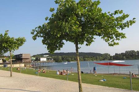 Strand, See, Pfullendorf, Schwimmen, Schwäbische Alb