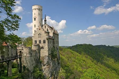 Schloss, Schloss Lichtenstein, Burg, Schwäbische Alb