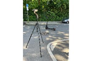 Die Polizei kontrollierte E-Scooter-Fahrer am Holterhöfchen.