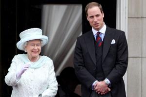 Königin Elizabeth und Prinz William