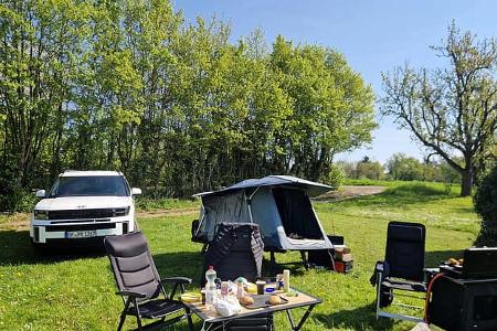 Stühle, Thule Outset, Zelt, Anhängerkupplung, Dachzelt, Camping