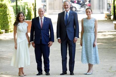Spaniens Royals laden Monaco-Fürstenpaar zu Doppelauftritt ein