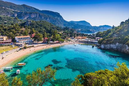 Platz 10: Paleokastritsa Beach, Korfu, Griechenland