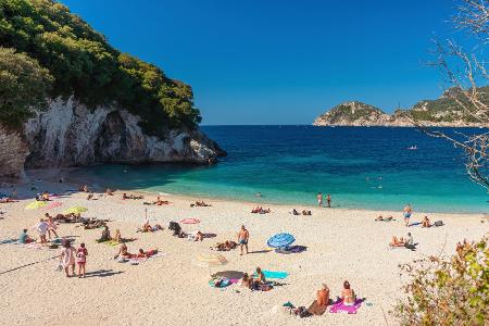 Platz 8: Rovinia Beach, Korfu, Griechenland