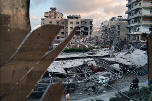 Weite Gebiete im Südlibanon wurden durch israelische Angriffe verwüstet. (Archivbild)