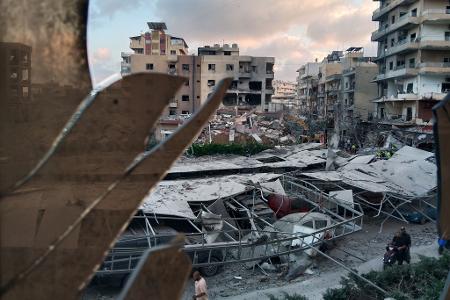 Weite Gebiete im Südlibanon wurden durch israelische Angriffe verwüstet. (Archivbild)