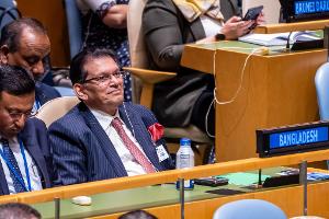 Khalilur Rahman, Außenminister von Bangladesch, wird der neue Präsident der Generalversammlung der Vereinten Nationen.