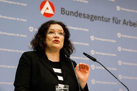 BA-Chefin Andrea Nahles wird die Finanzzahlen im Haushaltsausschuss des Bundestags vorstellen. (Archivfoto)