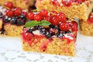 Sommer pur: Johannisbeerkuchen vom Blech