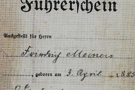 Führerschein historisch 