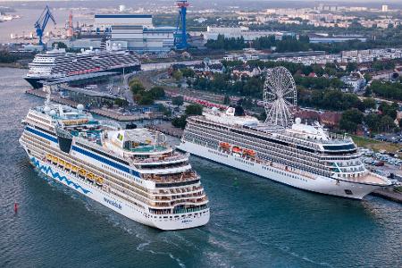 In Norddeutschland ist die Kreuzfahrt ein Wirtschaftsfaktor. Die wichtigsten Häfen sind: Hamburg, Kiel, Rostock-Warnemünde, Bremerhaven. (Archivbild)