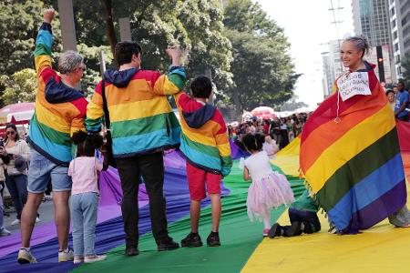 Pride-Parade in Sao Paulo