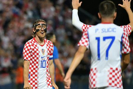 Modric trifft: Kroatien gewinnt WM-Test gegen Slowenien