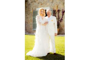 Gabriela und Wolfgang Porsche feiern ihre Hochzeit auf Mallorca. 