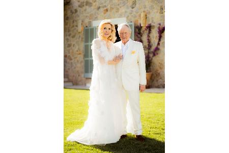 Gabriela und Wolfgang Porsche feiern ihre Hochzeit auf Mallorca. 