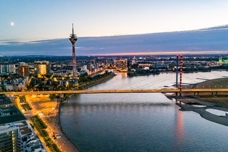 Panorama von Düsseldorf