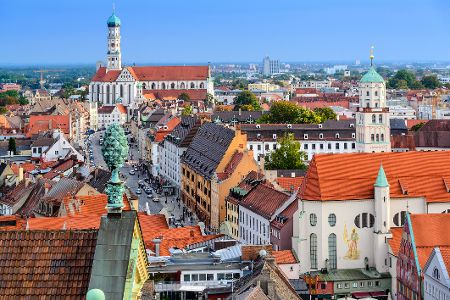 Panorama von Augsburg