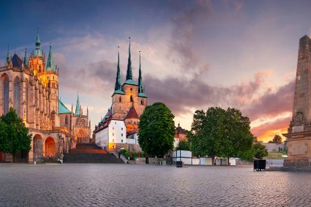 Panorama von Erfurt