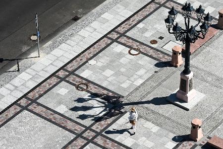 Versiegelte Flächen speichern die Hitze.
