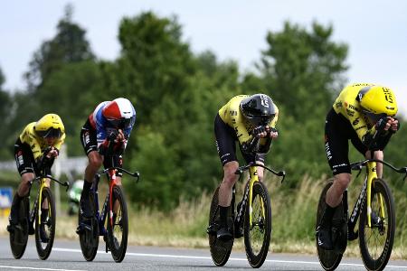 Tour Auvergne Rhone-Alpes: Visma gewinnt Teamzeitfahren