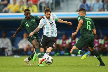 Häufigstes Vorrundenduell: Argentinien gegen Nigeria
