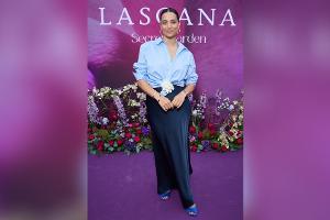 Amira Aly strahlt mit Babybauch bei der Lascana-Fashionshow in Hamburg