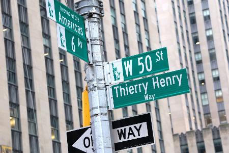 New York ehrt Henry und Pelé mit Straßennamen