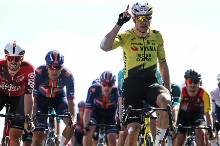Tour Auvergne Rhone-Alpes: Van Aert siegt, Bauhaus starker Dritter