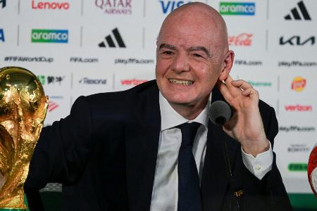 Infantino: Noch größere WM wäre Italiens 