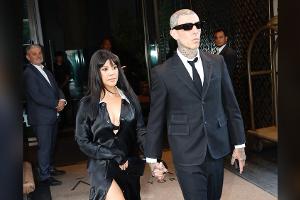 Kourtney Kardashian und Travis Barker bei seiner Filmpremiere