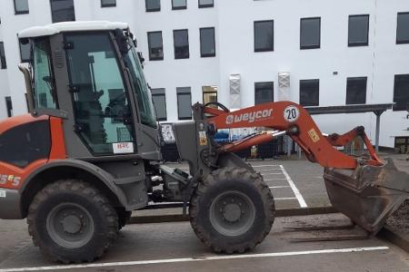 entwendeter Radlader