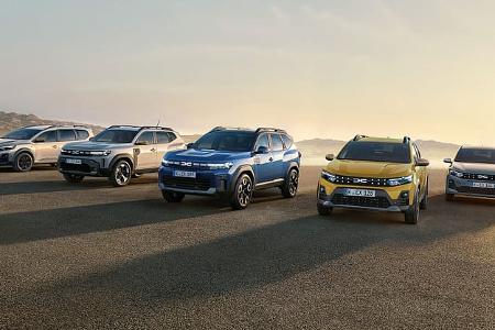 Dacia Modellpalette 2026