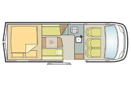 Caralife 630 L, Innenansicht