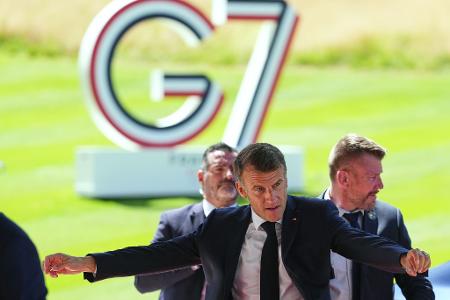Macron hat als Gastgeber eine lange Liste von Themen erstellt.