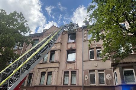 Drehleitereinsatz zur Rettung