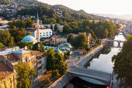 Aufnahme von Sarajevo