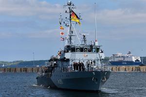 Sollte Deutschland sich an einer Militärmission beteiligen, gehört das Minenjagdboot Fulda zum deutschen Beitrag.