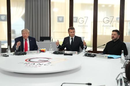 Trump und Selenskyj treffen sich auf dem G7-Gipfel.