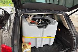 mobile Tankstelle in Pkw