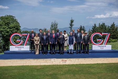 Gute Stimmung bei einem G7-Gipfel mit Trump. Das gab es lange nicht.