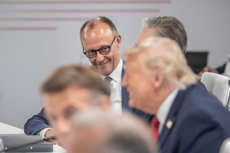 Friedrich Merz fand die Zusammenarbeit mit US-Präsident Trump konstruktiv und persönlich in Ordnung. 