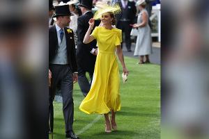 Prinzessin Kate begeistert beim Royal Ascot in strahlendem Gelb